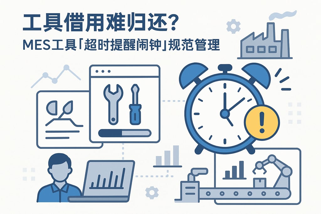 工具借用难归还？MES 工具「超时提醒闹钟」规范管理